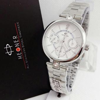 Hegner Hgr5003 - Jam Tangan Fashion Wanita - Original Branded 100% - Fiture Chronograph Active - Stainless Elegant - Diamond