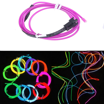 Possbay Flexible 3M Purple Tube Neon Kabel Licht EL Draht Chasing Lampe Indoor/Outdoor