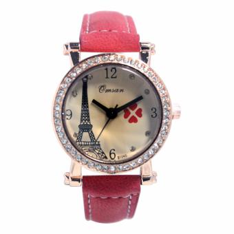Generic - Jam tangan fashion wanita analog - FIN-407 - Red