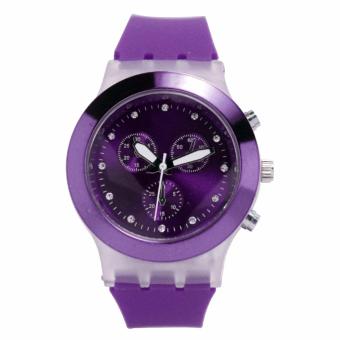 Generic - Jam tangan fashion wanita analog - FIN-284A - purple