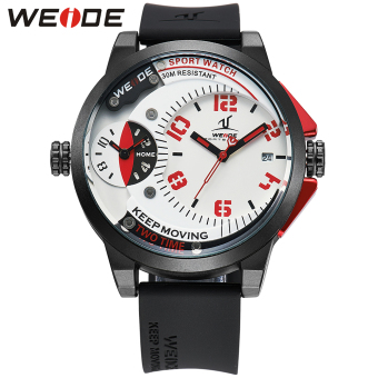 [100% Genuine]WEIDE Luxury Brand Men Military Sports Watches Men's Quartz Wristwatches Hour Clock Male Fashion Casual Watch UV1501 - intl
