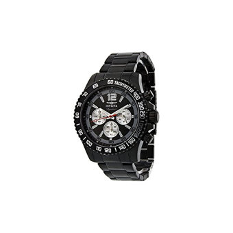 Invicta Signature II Divers Chronograph Black Ion-plated Stainless Steel Mens Watch 7413 (Intl)  