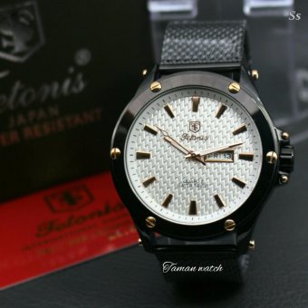 Jam tangan casual pria terbaru TETONIS SPIDERMAN case rose gold  