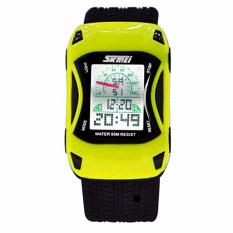 Jam Tangan Mobil Ferari LED Watch Anak (Yellow)