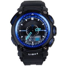 Jam Tangan SKMEI Double Movt Military Sport Watch Water Resistant 50m - AD0910 - Blue