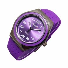 Jam Tangan Wanita Sport Full Colour - Ungu