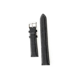 JOR 20mm Durable Black PU Leather Strap Watch - Intl  