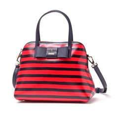 Kate Spade Julia Street Maise Tas Wanita Black Red - Hitam Merah(one size)
