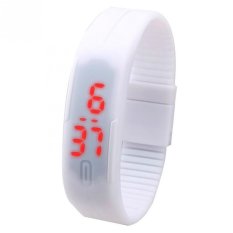 LED Sporty Putih Jam Tangan Pria