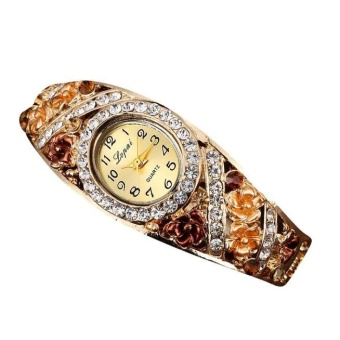 LVPAI Hot Sale Fashion Luxury Women's Watches Women Bracelet Watch Brown - intl  