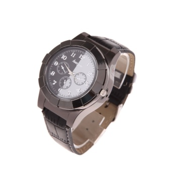 Men Casual Wrist Watch with USB Windproof Cigarette Lighter(Black) (NA) - Intl  