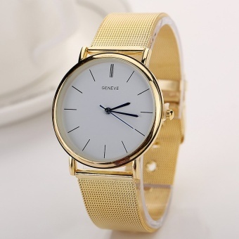 Men Womens Fashion Watch Stainless Steel BandWrist Watches Man - intl  