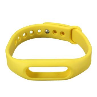 MIBand Bluetooth Replacement Wrist Strap Wearable Wrist Band for Xiaomi Bracelet Yellow  