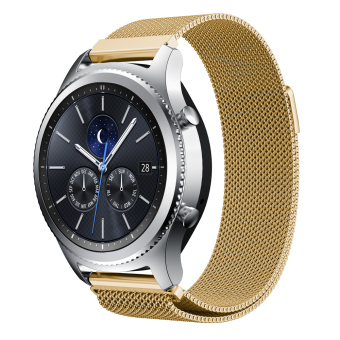 Milanese Magnetic Stainless Steel Mesh Watch Strap for Samsung Gear S3 Frontier / S3 Classic - Gold - intl  