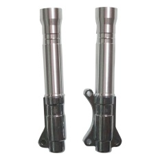 MorTech Fast Bikes Bottom - Tabung Shock Depan New Jupiter MX - Mio J - Mio M3 Silver