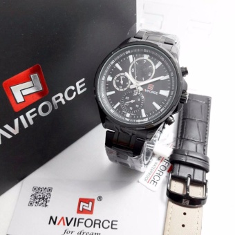 Naviforce - NF78600Z - Jam Tangan Pria - Crono Aktif - Rantai Stainless Steel - Original  