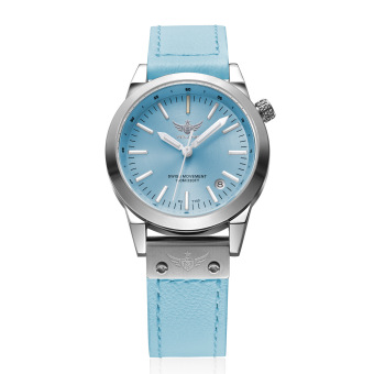 New Arrive YELANG V1010 Upgrade Version T100 Tritium Blue Luminous Waterproof Lady Women Fashion Casual Quartz Watch Wristwatch-Blue - intl  