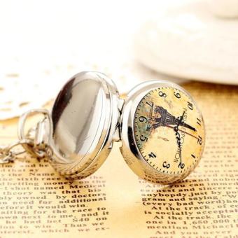 ooplm Reloj De Bolsillo ladies Pocket Watches Small Pocket Clock Tower Pendant Watch Wholesale  