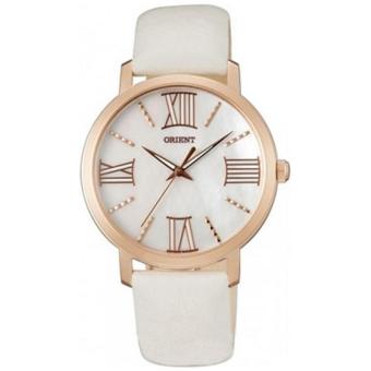 Orient Jam Tangan Wanita Orient FQC0E002W Rose Gold Leather Watch  