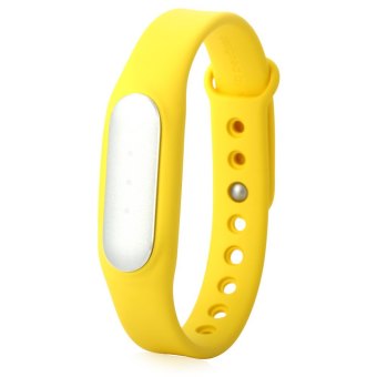 Original Wristband Strap Rubber Watch Band for Xiaomi Miband / 1S (YELLOW)  