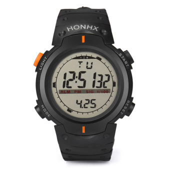 Outdoor WaterproofCD Digita topwatch Date port Writ Watch (Orange)  