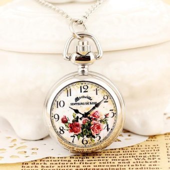 oxoqo Ladies Pendant Watches Small Clock Women Pocket Watches With Long Chain Mini Gifts Wholesale Dropship - intl  