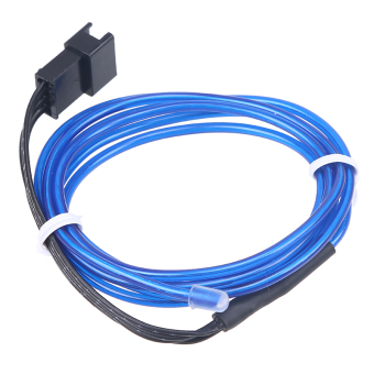 Possbay Flexible 1M Blue Tube Neon Kabel Licht EL Draht Chasing Lampe Indoor / Outdoor