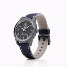 Q&Q Smile Solar NEW Edition - Jam Tangan Pria Dan Wanita - Biru Navy - Strap Karet - RP08J005Y