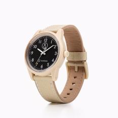 Q&Q Smile Solar NEW Edition - Jam Tangan Pria Dan Wanita - Cokelat Muda - Strap Karet - RP08J002Y