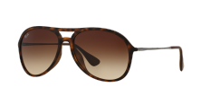 Ray-Ban Sunglasses Alex RB4201F - Rubber Havana (865/13) Size 59 Brown Gradient