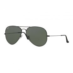 Ray-Ban Sunglasses Aviator Large Metal Ii RB3026 - Black (L2821) Size 62 Crystal Green