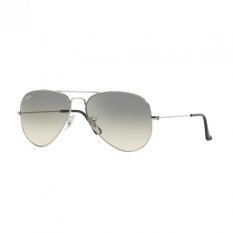 Ray-Ban Sunglasses Aviator Large Metal RB3025 - Silver (003/32) Size 58 Crystal Grey Gradient