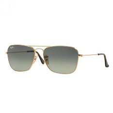 Ray-Ban Sunglasses Caravan RB3136 - Gold (181/71) Size 58 Light Grey Gradient Dark Grey