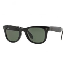 Ray-Ban Sunglasses Folding Wayfarer RB4105 - Black (601) Size 54 Crystal Green