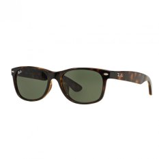 Ray-Ban Sunglasses New Wayfarer (F) RB2132F - Tortoise (902L) Size 55 Crystal Green