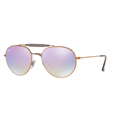Ray-Ban Sunglasses - RB3540 - Shiny Bronze (198/7X) Size 56 Lilac Flash Gradient