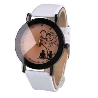 Romantic Couple's Watch Brand Female Male Quartz Wristwatch For Lovers - intl  