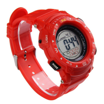 S & F Mens Sports Wristwatch Swim Dive Waterproof Outdoor Digital Watches Red - intl  