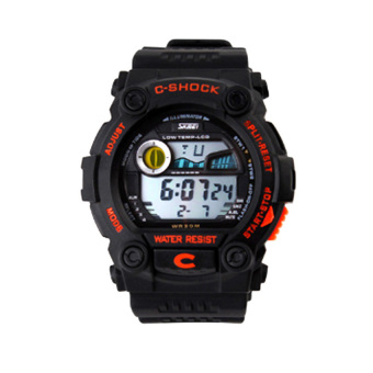 S & F Skmei DG0907 Fashion Outdoor Sports Watch Multifunction Multi-colour LED Digital Waterproof Alarm Wrist Watch - intl  