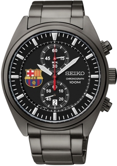 Seiko Watch FC Barcelona Mens Chronograph  
