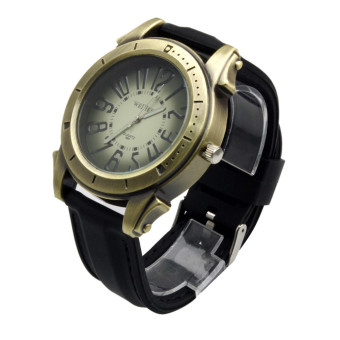 Silicone Rubber Strap Casual Watch  