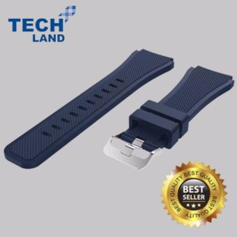 Silicone Watch Band / Strap for Samsung Galaxy Gear S3 Frontier / Classic Smart Watch - Dark blue  