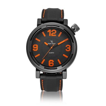Silicone Watch Mens Wrist Watch Black Outdoor Sports Wristwatch For Man Clock Male  