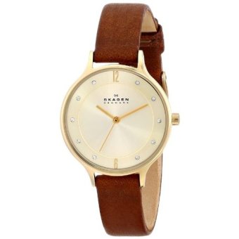 Skagen Womens SKW2147 Anita Rose Gold-Tone Stainless Steel Watch with Crystals - intl  