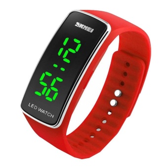 Skmei 1119 LED Sports Watch with Date Function Rubber Band - intl  