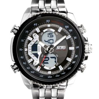 SKMEI Casio Men Sport LED Watch Water Resistant 50m - AD0993 - Black  