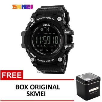 SKMEI Jam Tangan Bluetooth - 1227 - Black + Box Original SKMEI  