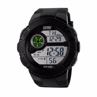 SKMEI Jam Tangan Pria S-Shock Sport Watch Water Resistant 50m 1027 - Black  