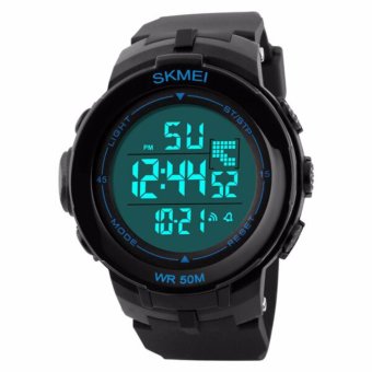 SKMEI S-Shock Sport Digital Men Watch Water Resistant 50m DG1127 - Hitam Biru  