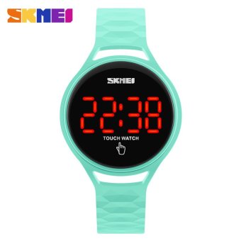 SKMEI Women Touch Screen LED Display PU Strap Watch Men Digital 30m Waterproof Wristwatches 1230 - intl  